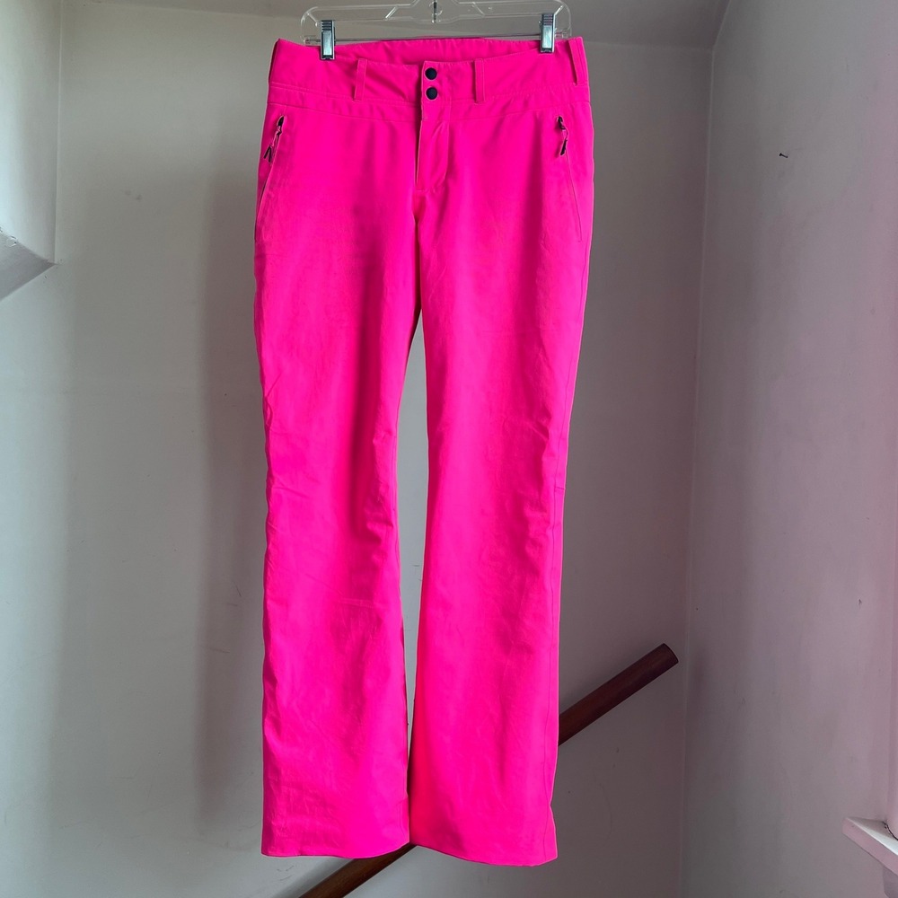 Bogner Fire+Ice Ski Pants Neon Hot Pink Snowboard Winter Technical Size 8 US